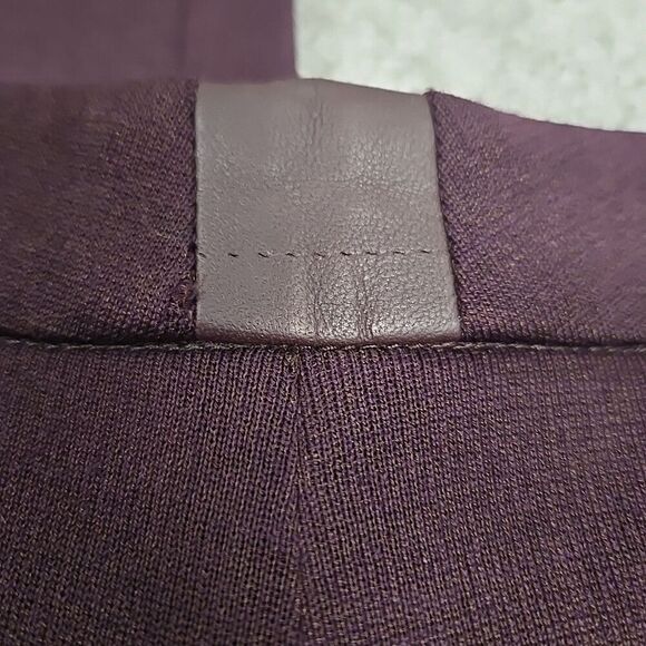 St. John Wool Viscose Blend Pants Burgundy Red Women’s Size 12 - Picture 8 of 12